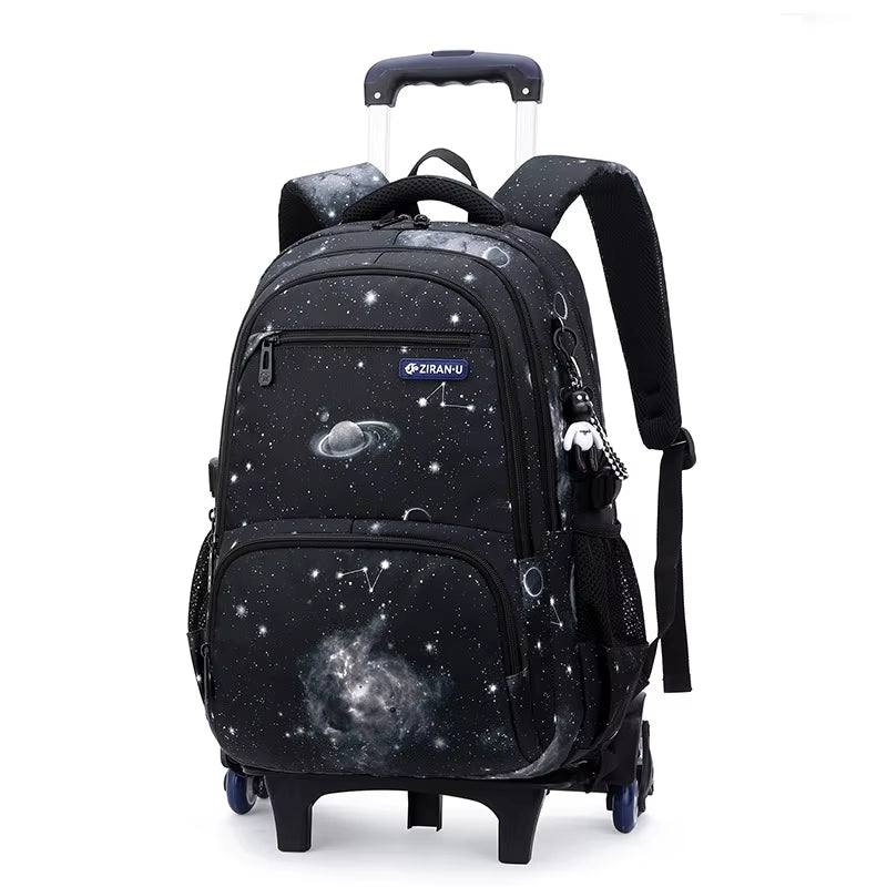 Rolling School Backpack for Kids