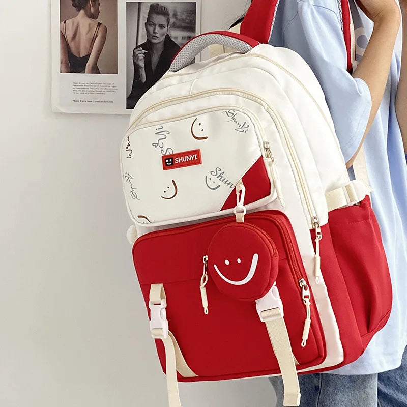 Middle School Student School Backpack School Bags Girls Kids Schoolbag Primary School Backpack Travel Student Book Bag Mochilas