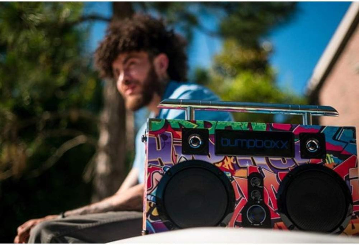 Graffiti Retro Bluetooth Boombox
