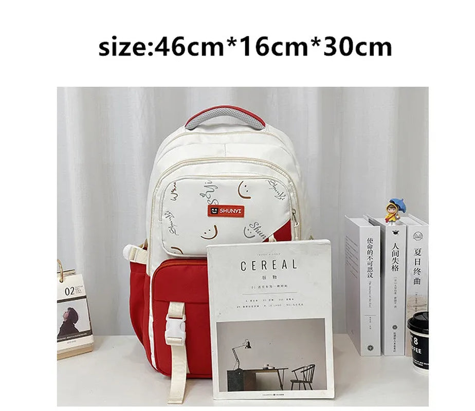 Middle School Student School Backpack School Bags Girls Kids Schoolbag Primary School Backpack Travel Student Book Bag Mochilas