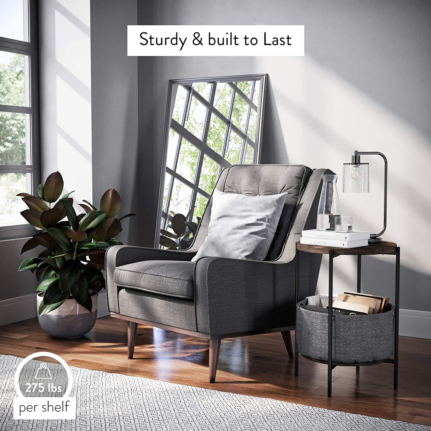 Stylish Round Modern Accent Table