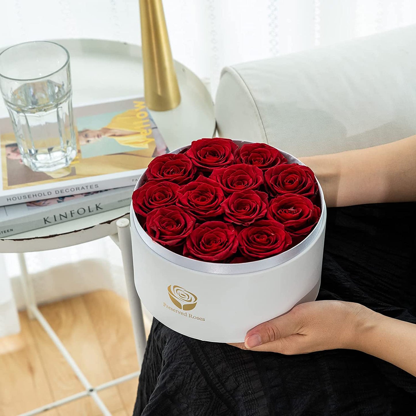 Preserved Red Roses