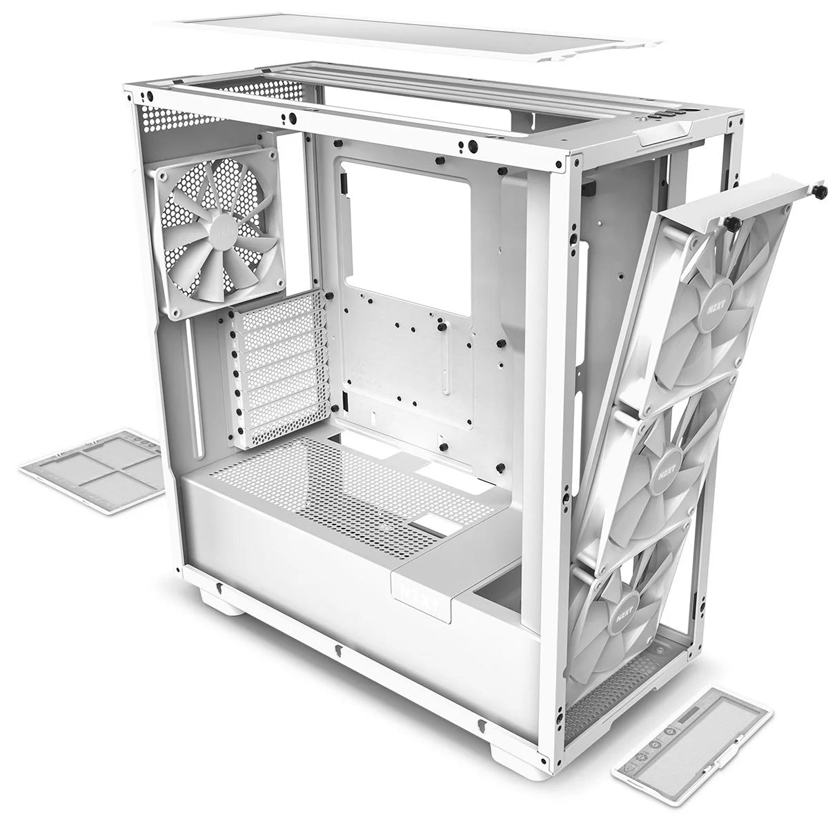 H7 Elite Premium ATX Mid-Tower PC Case, White