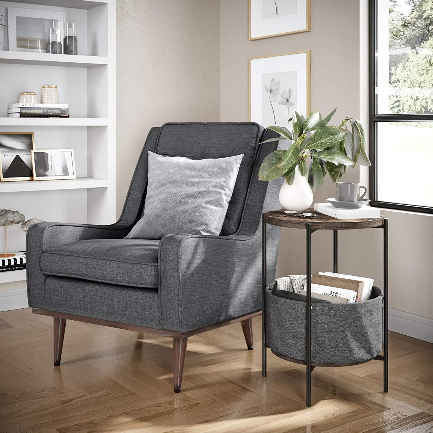 Stylish Round Modern Accent Table