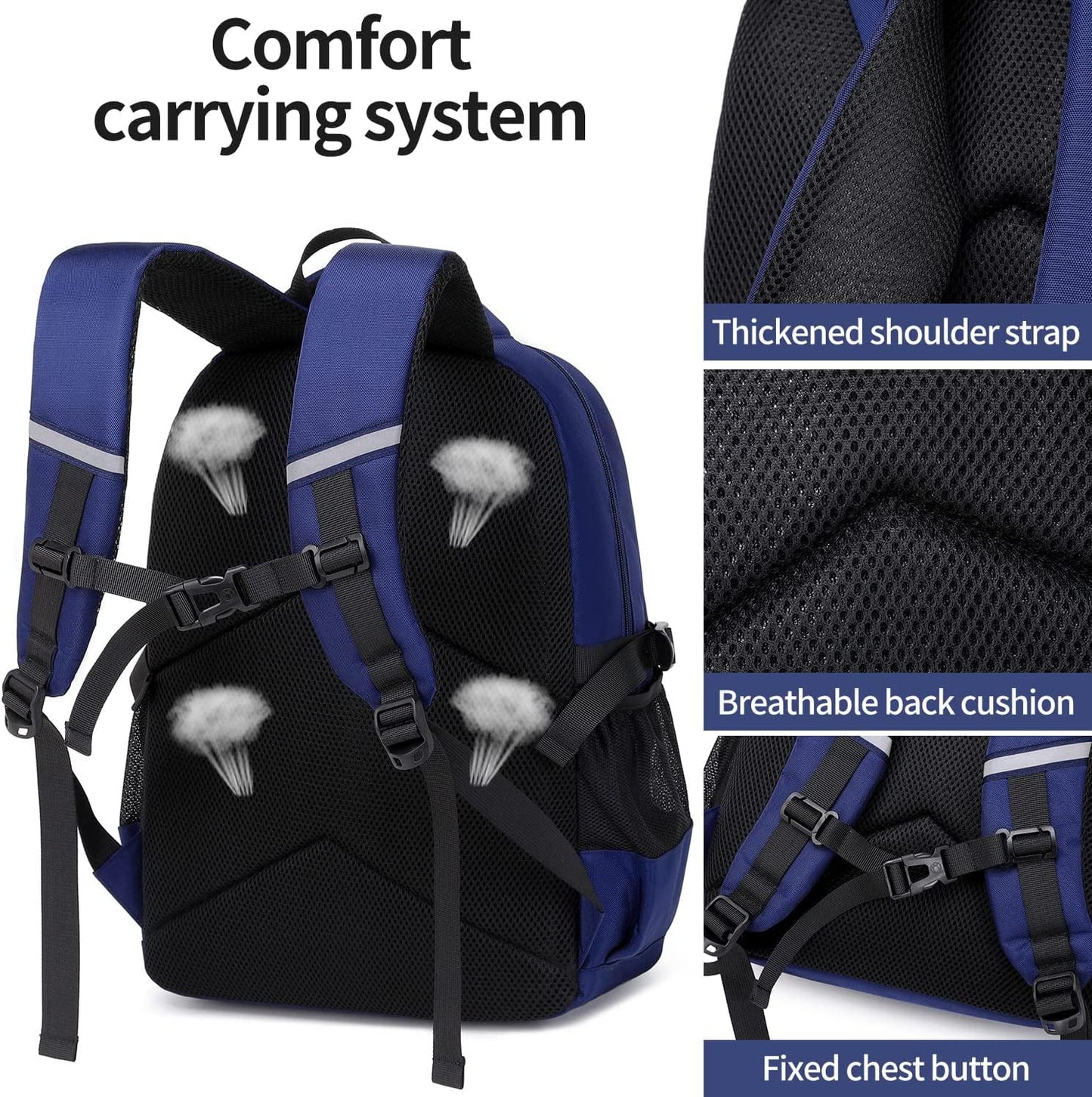 Spaceman Blue School Backpack