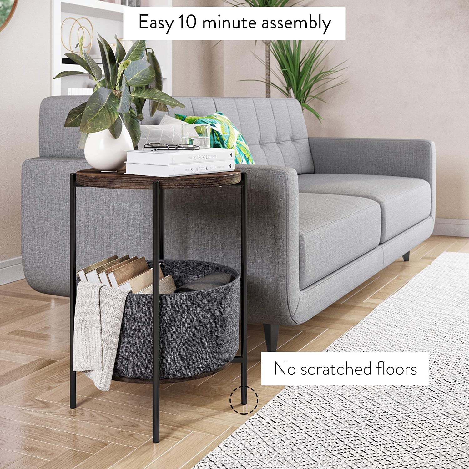 Stylish Round Modern Accent Table