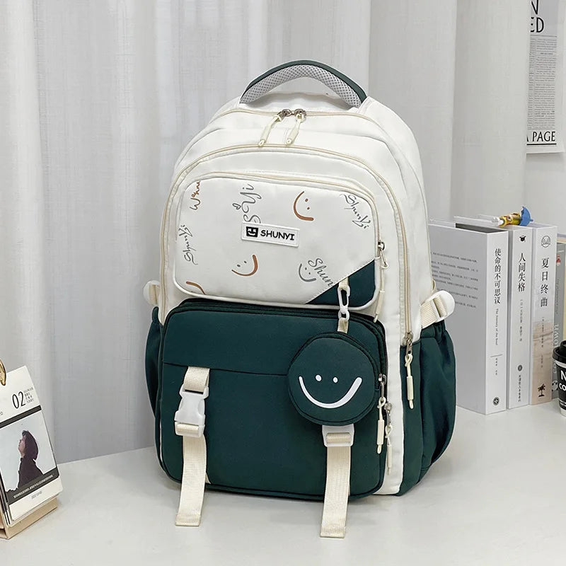 Middle School Student School Backpack School Bags Girls Kids Schoolbag Primary School Backpack Travel Student Book Bag Mochilas
