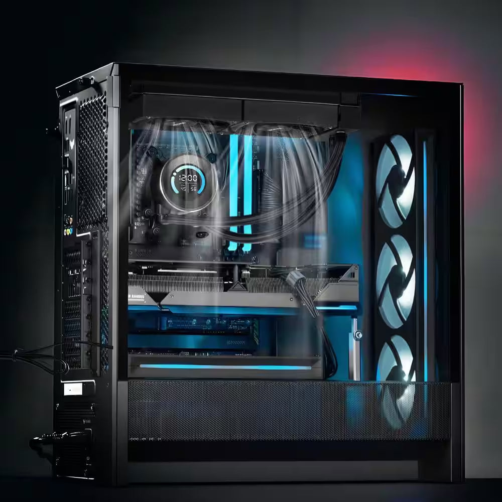 CPU Liquid Cooler AIO CPU Water Cooler-120Mm PWN Fans Pump 1. 8 In. Display Max 2200RPM CPU Cooling Fan