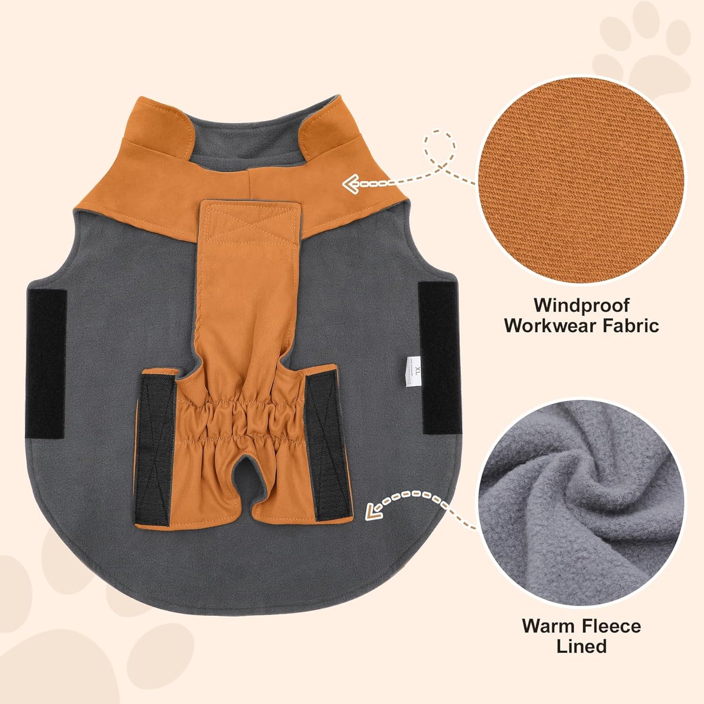 Stylish Windproof Dog Coat