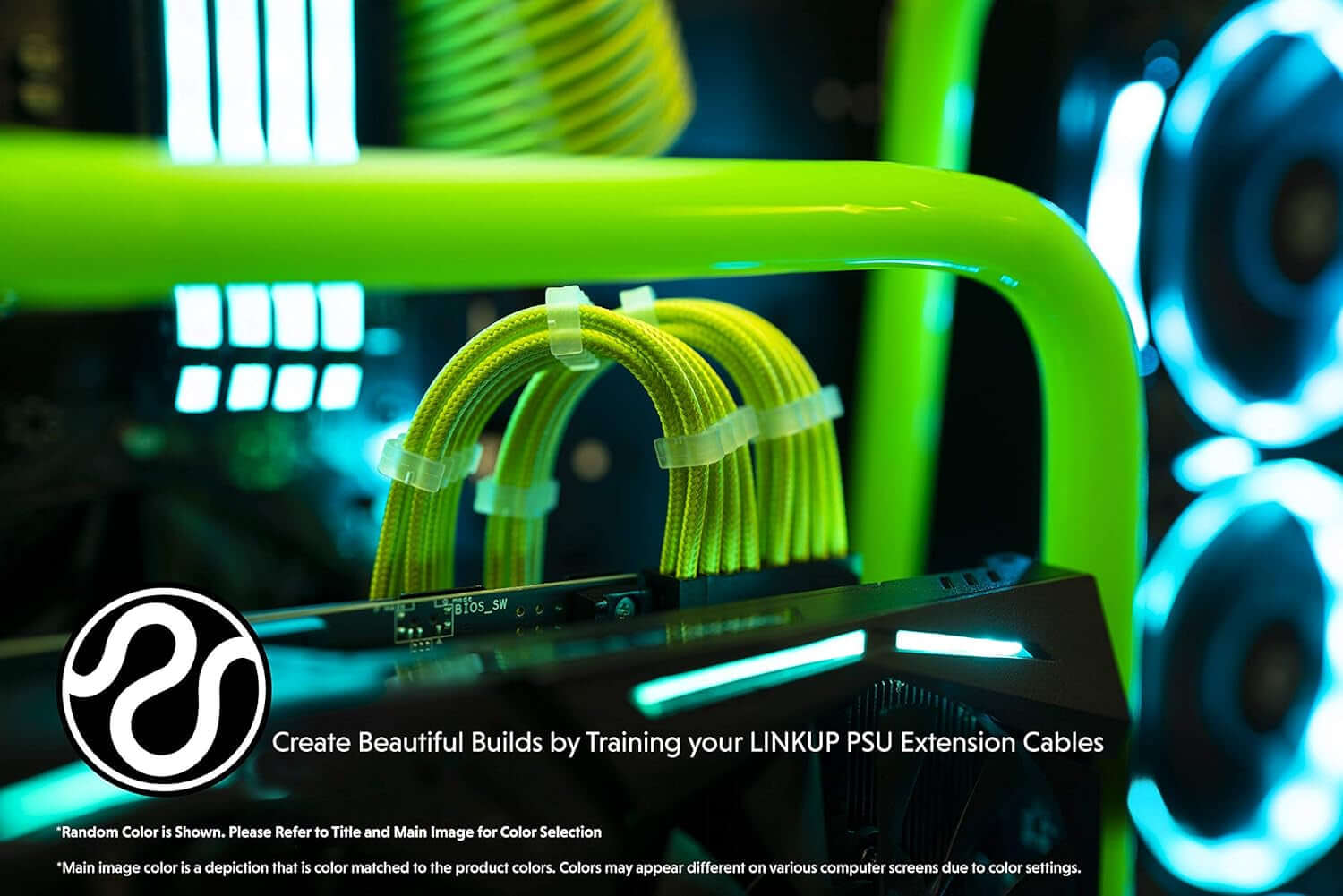Braided PSU Cable Extension Kit