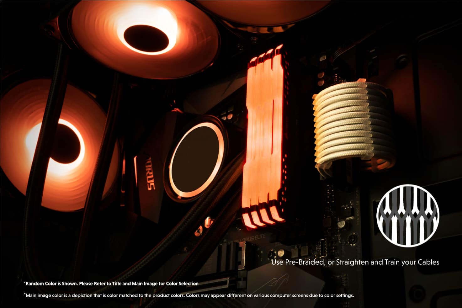 Custom Braided PSU Cable Extension Kit