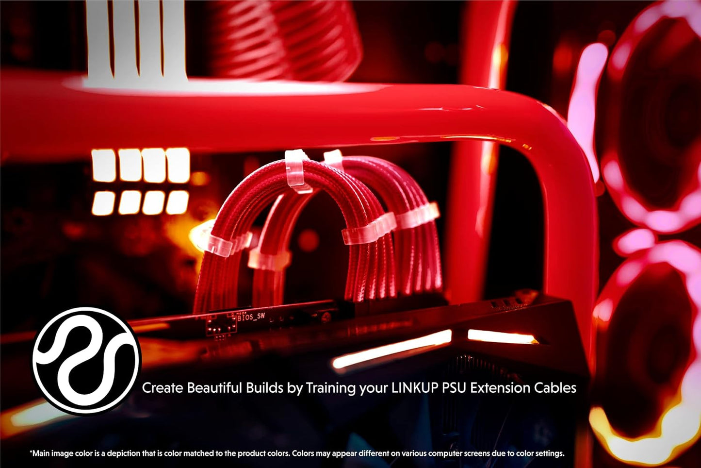 - AVA 50Cm PSU Cable Extension Sleeved Custom Mod GPU PC Braided W/Comb Kit | 1 X 24 P (20+4) | 2 X 8 P (4+4) CPU | 2 X 8 P (6+2) GPU Set | 500Mm - Red