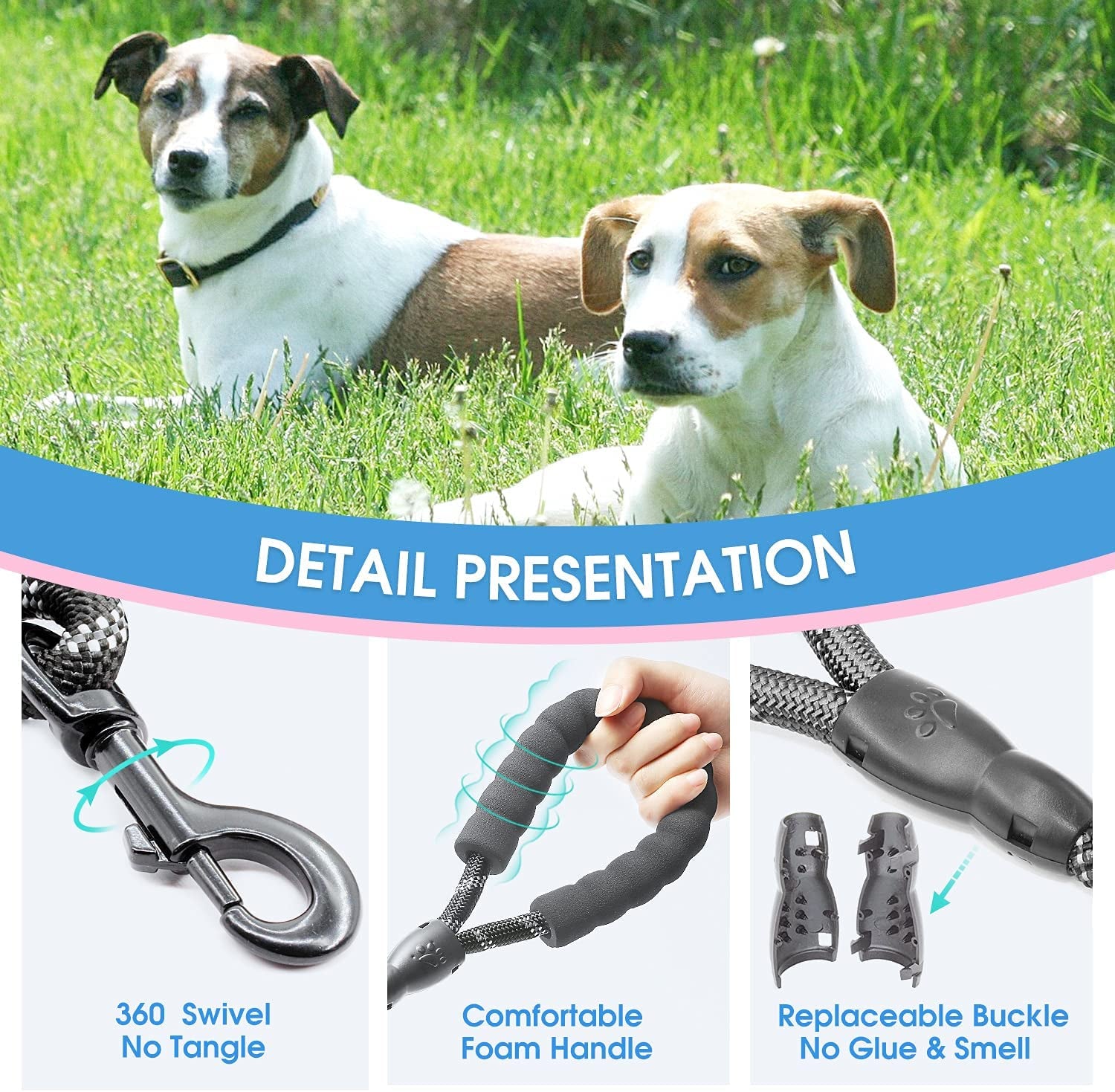 Premium Reflective Dog Leash