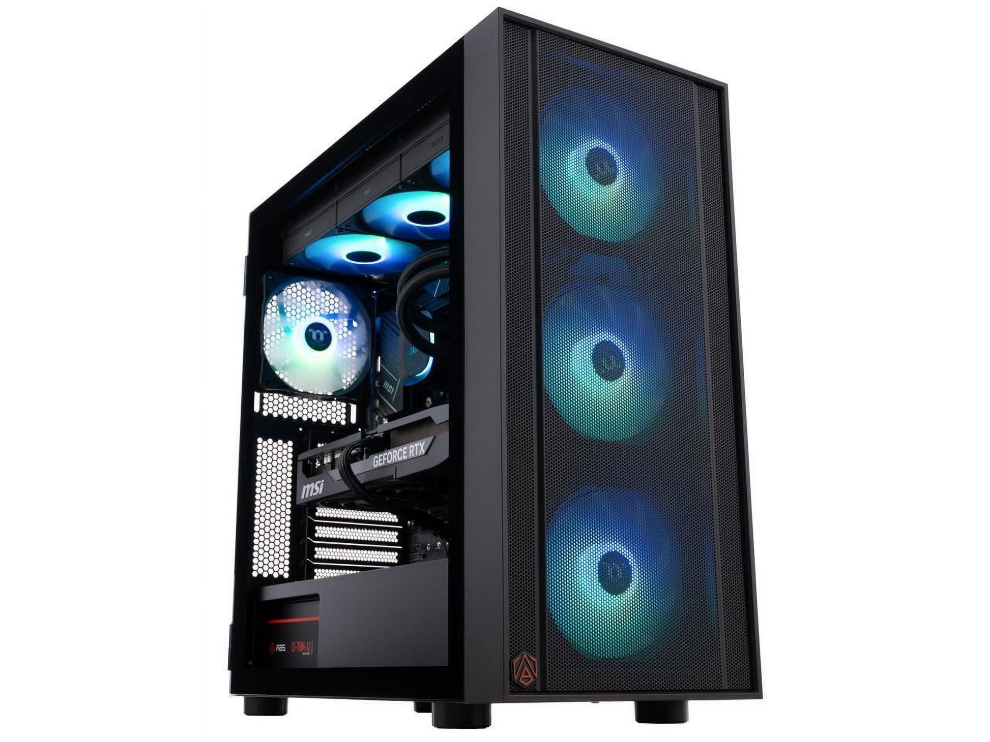ABS Eurus Aqua Gaming PC - Windows 11 - Intel Core I9-14900Kf - Geforce RTX 5070 Ti - DLSS 4 - Ai-Powered Performance - 32GB DDR5 6400 - 2TB M.2 Nvme SSD - EA14900KF5070TI2