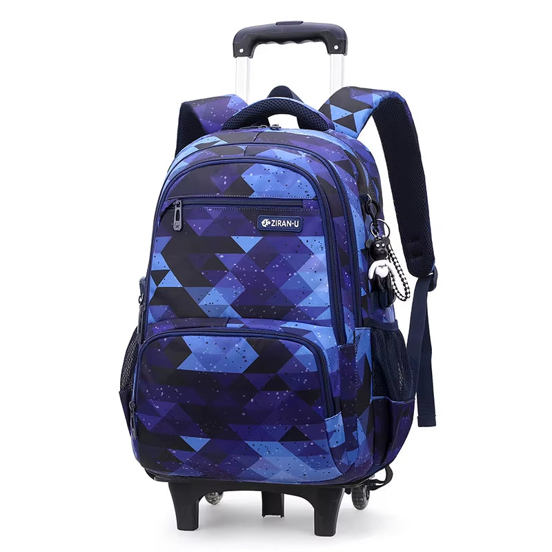 Rolling School Backpack for Kids