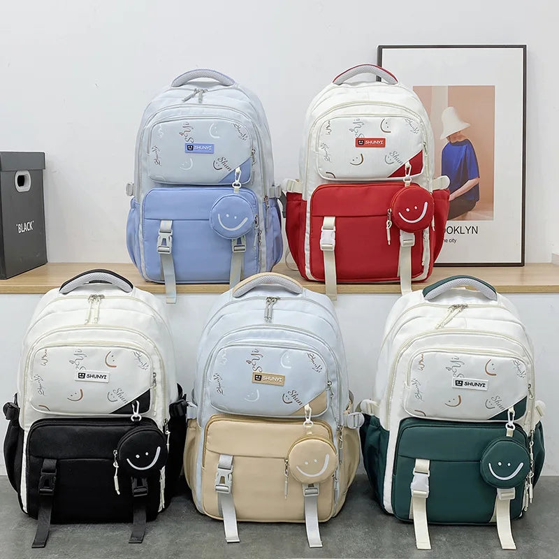 Middle School Student School Backpack School Bags Girls Kids Schoolbag Primary School Backpack Travel Student Book Bag Mochilas