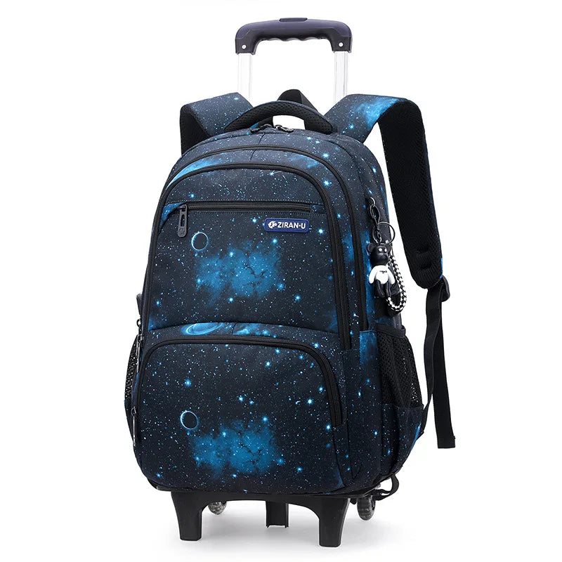 Rolling School Backpack for Kids