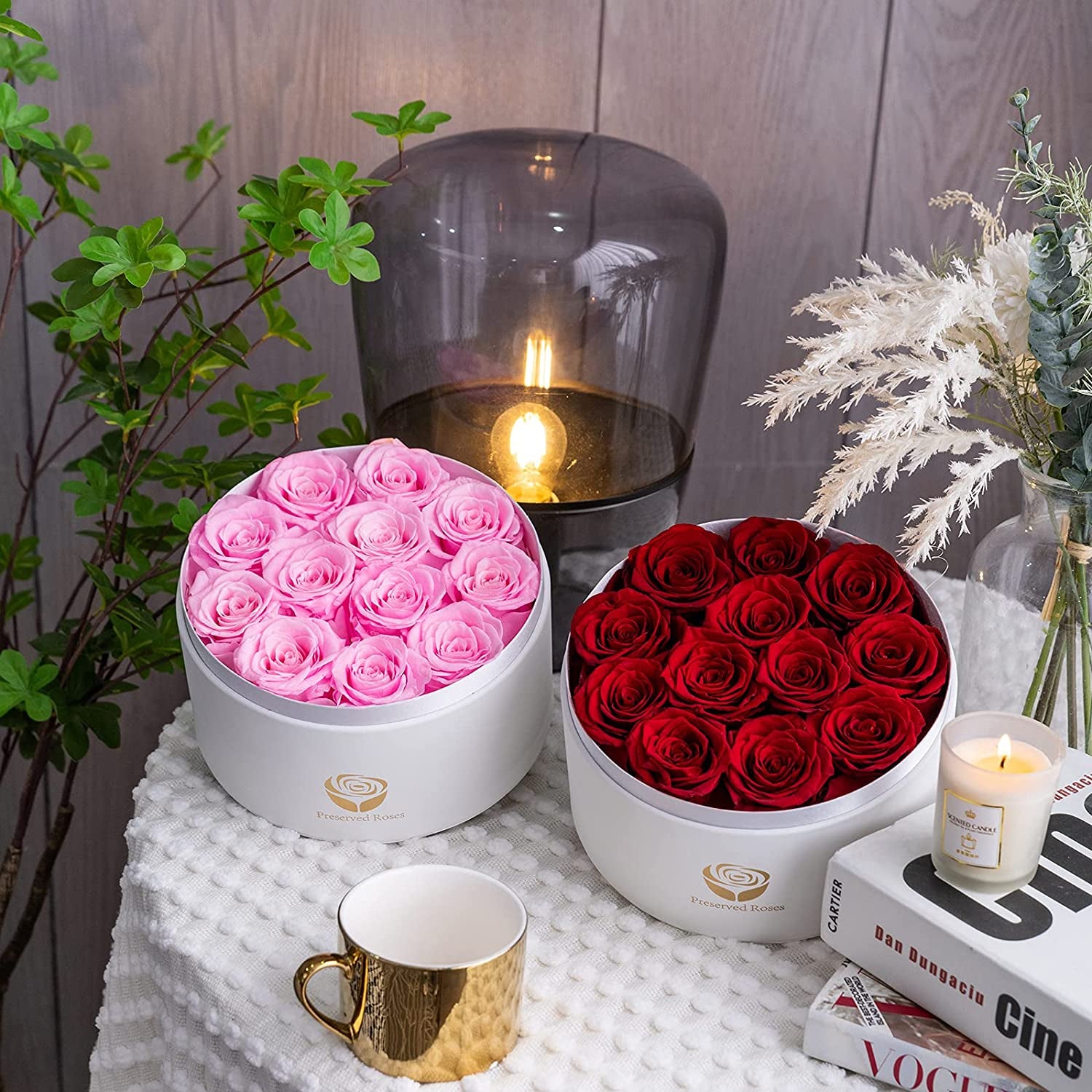 Preserved Red Roses