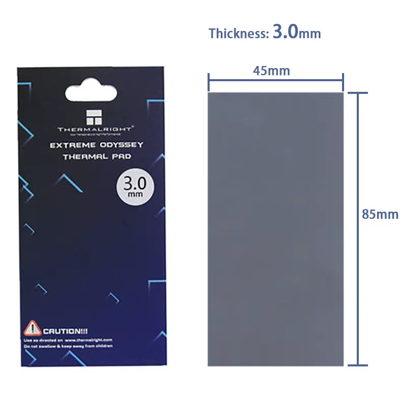 Thermal Pad ODYSSEY GPU CPU Heatsink Cooling Cooler Silicone Efficient Conductivity Original Authentic 85Mmx45Mm
