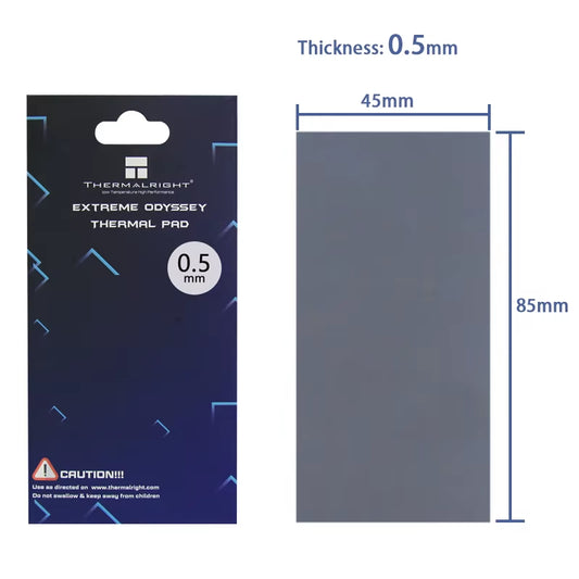 Thermal Pad ODYSSEY GPU CPU Heatsink Cooling Cooler Silicone Efficient Conductivity Original Authentic 85Mmx45Mm