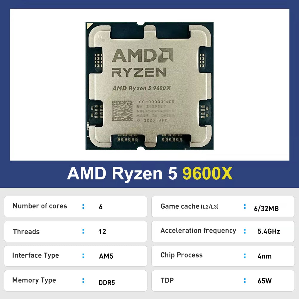Ryzen 5 9600X 6-Core CPU