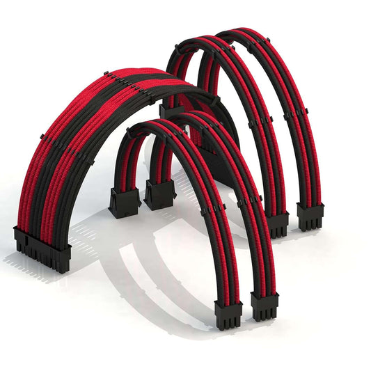 Braided PSU Cable Extension Kit