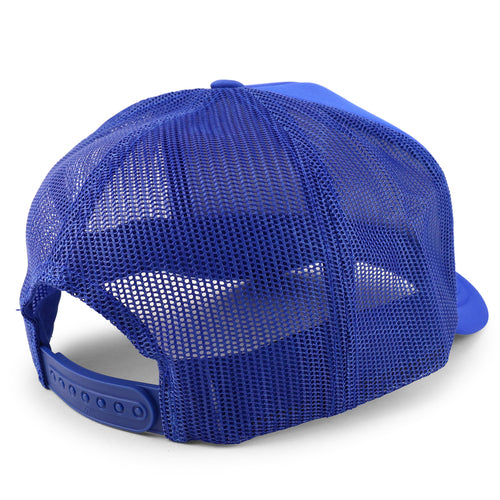 XXL Oversize Curved Visor Foam Trucker Snapback Cap