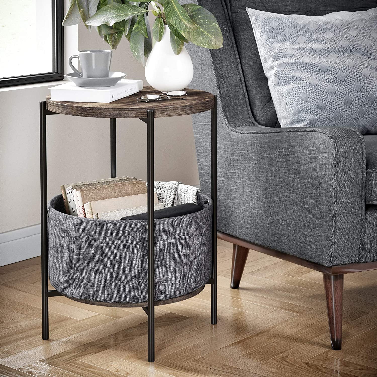 Stylish Round Modern Accent Table