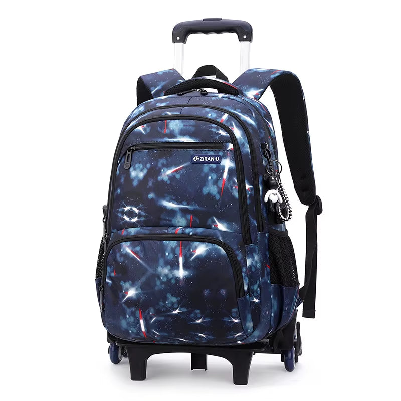 Rolling School Backpack for Kids