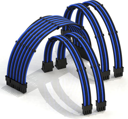 Custom Braided PSU Cable Extension Kit