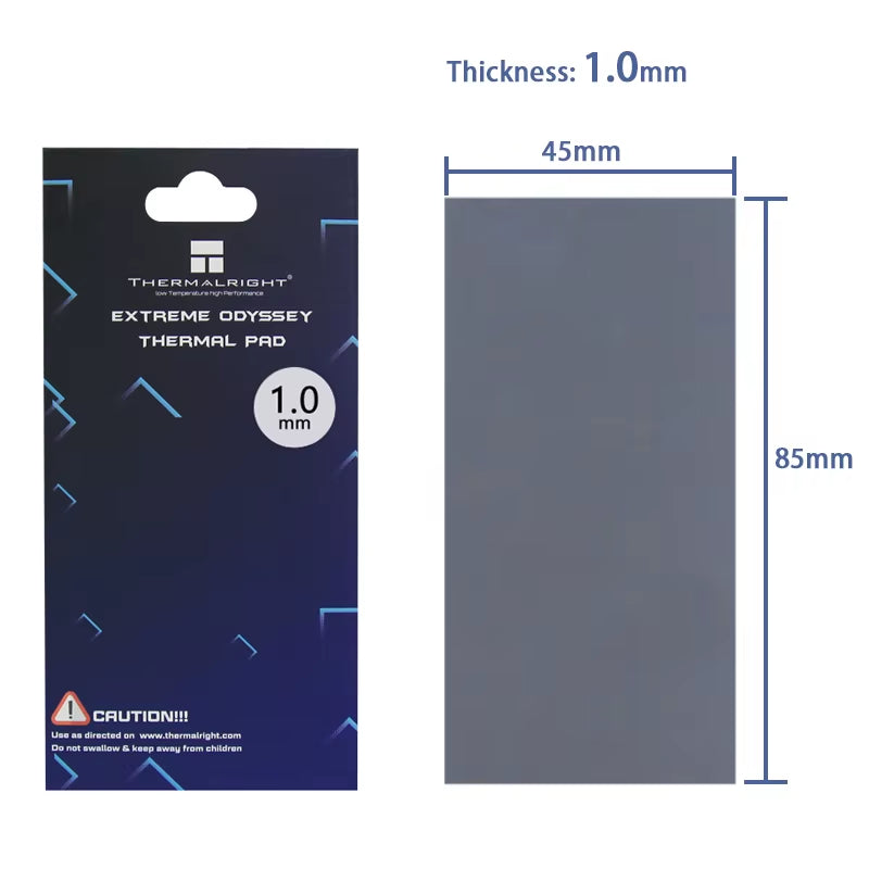 Thermal Pad ODYSSEY GPU CPU Heatsink Cooling Cooler Silicone Efficient Conductivity Original Authentic 85Mmx45Mm