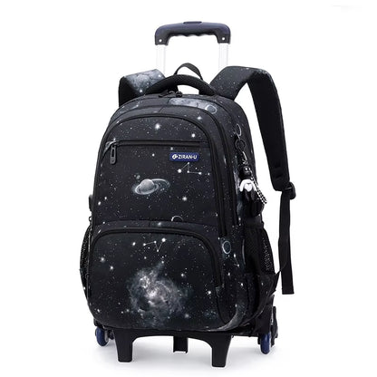 Rolling School Backpack for Kids