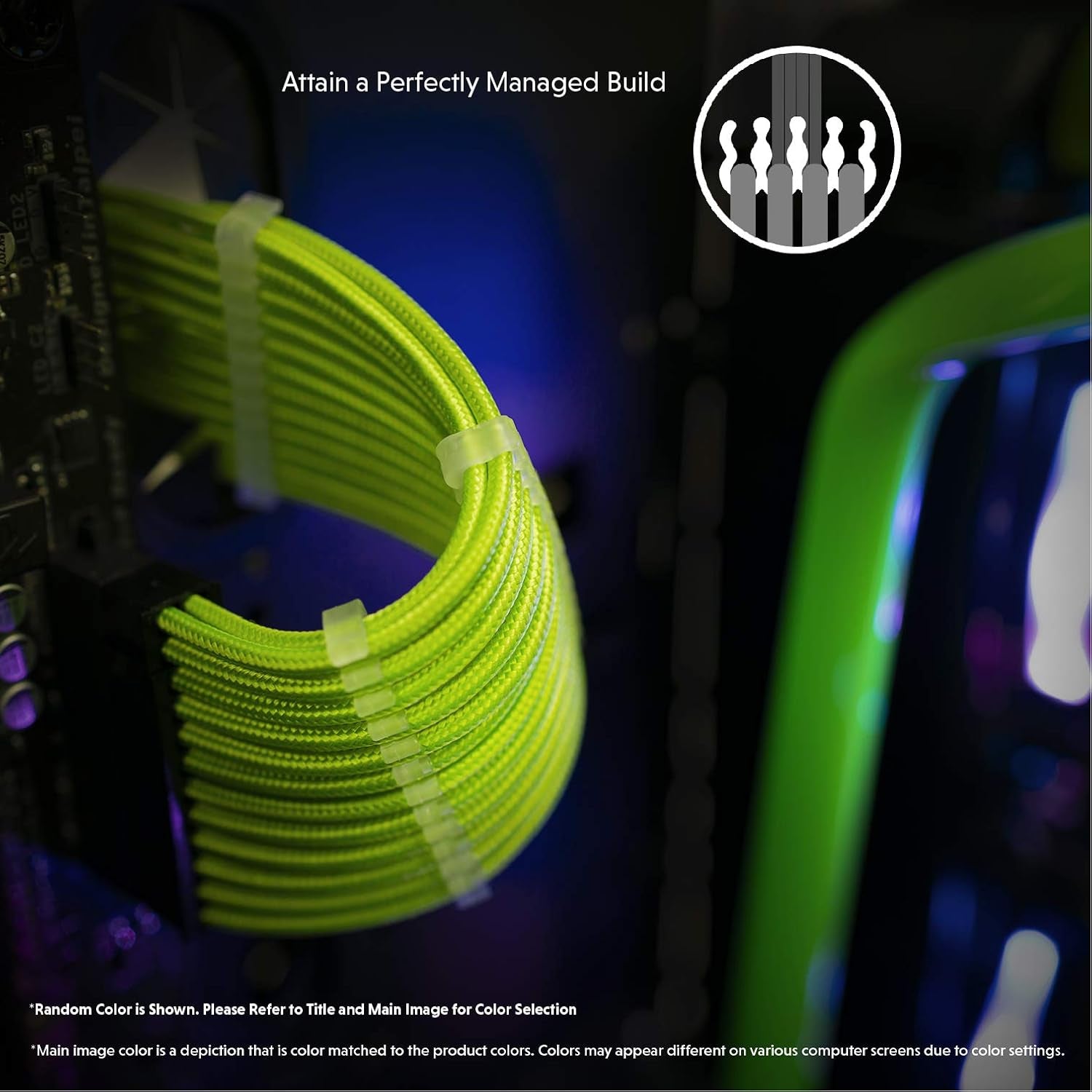 - 30Cm Super Soft and Flexible PSU Cable Extension Sleeved Custom Mod GPU PC Braided W/Comb Kit┃1 X 24 P (20+4)┃2 X 8 P (4+4) CPU┃2 X 8 P (6+2) GPU Set┃300Mm - Blackred
