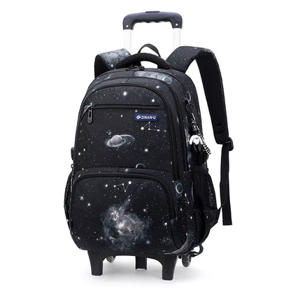 Rolling School Backpack for Kids