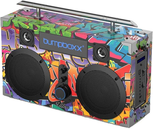Graffiti Retro Bluetooth Boombox
